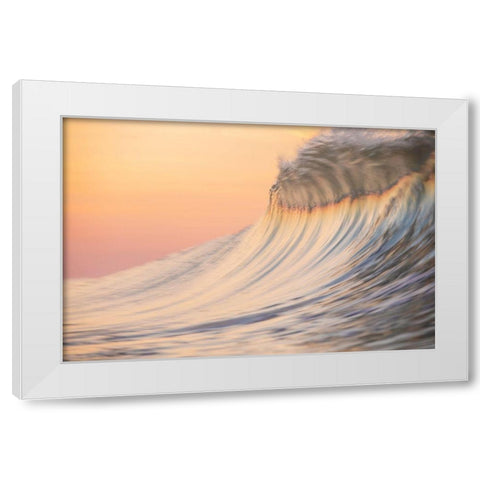 Sherbert White Modern Wood Framed Art Print by Sieczkiewicz, David A.