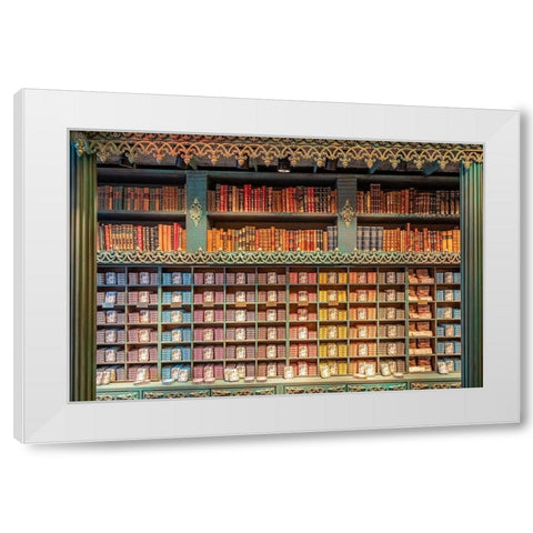 Mundo Fantastico Da Sardhina, Lisbon, Portugal White Modern Wood Framed Art Print by Silver, Richard