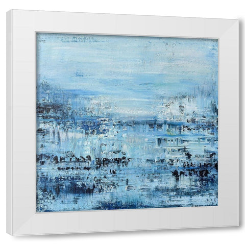 Oceanside No. 2 White Modern Wood Framed Art Print by Smach, Radek