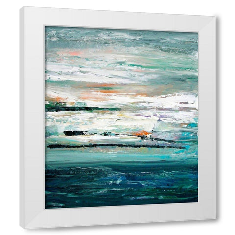 Storm White Modern Wood Framed Art Print by Smach, Radek