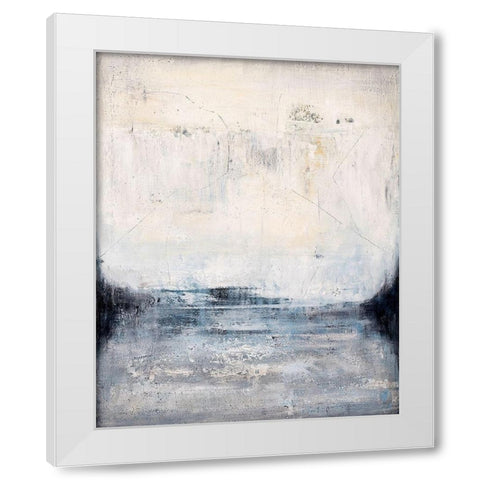 Through The Mist White Modern Wood Framed Art Print by Smach, Radek