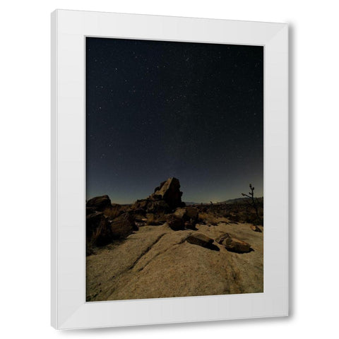 Mohave at Night No. 2 White Modern Wood Framed Art Print by Severn, Shawn/Corinne
