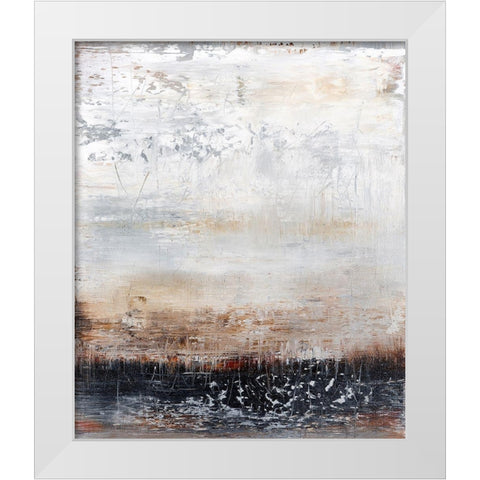 Winter Field No. 2 White Modern Wood Framed Art Print by Smach, Radek