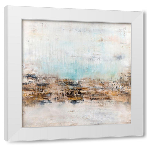 Not a Sound White Modern Wood Framed Art Print by Smach, Radek