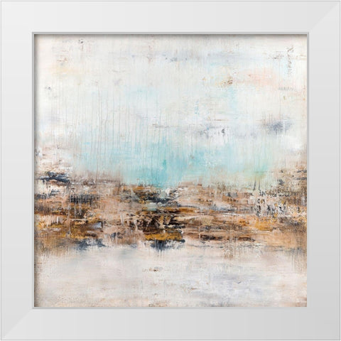 Not a Sound White Modern Wood Framed Art Print by Smach, Radek