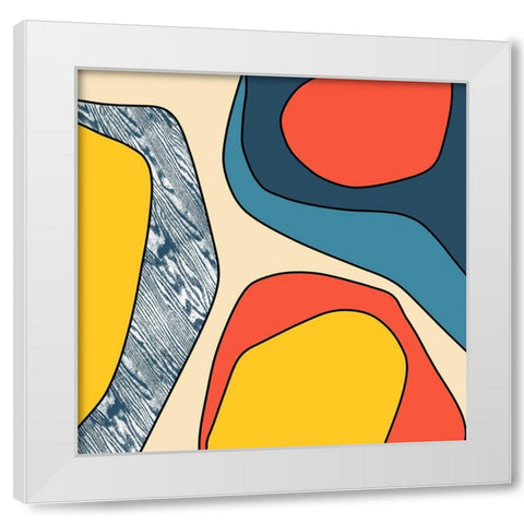 Wood White Modern Wood Framed Art Print by Sierer, Trish