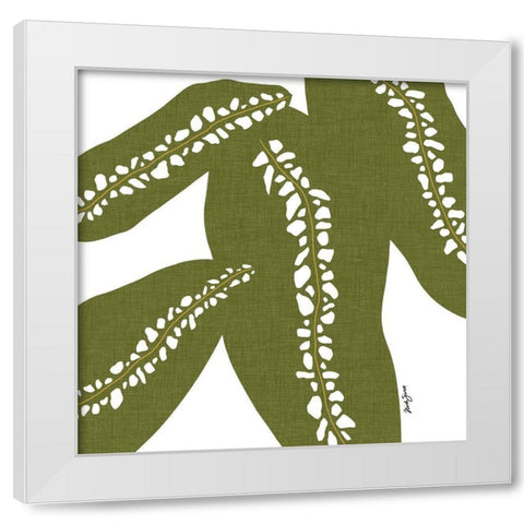Rhaphido White Modern Wood Framed Art Print by Sierer, Trish