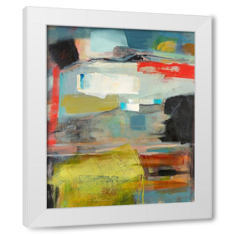 Grass White Modern Wood Framed Art Print by Schuerbeke, Deanna