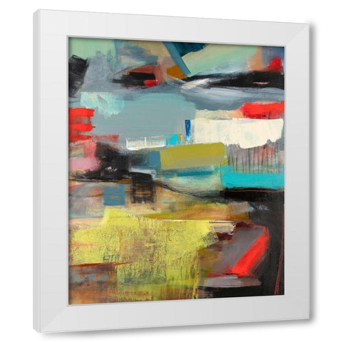 Sky White Modern Wood Framed Art Print by Schuerbeke, Deanna