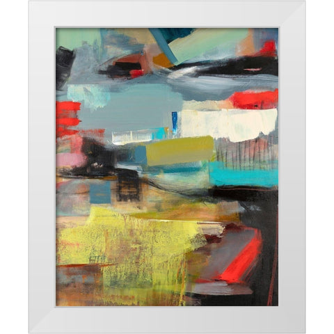 Sky White Modern Wood Framed Art Print by Schuerbeke, Deanna