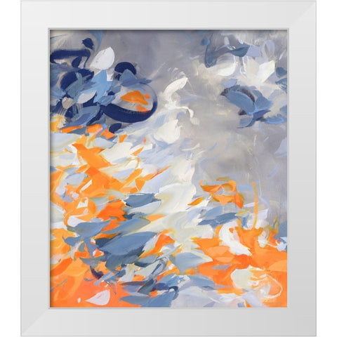 Expanding Quests White Modern Wood Framed Art Print by Schmitz, Cameron