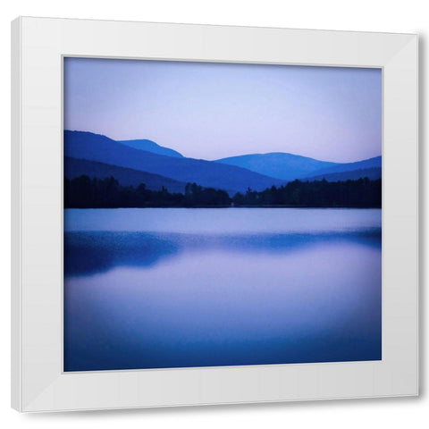 Dusk Cooper Lake White Modern Wood Framed Art Print by Sinclair, Kelly