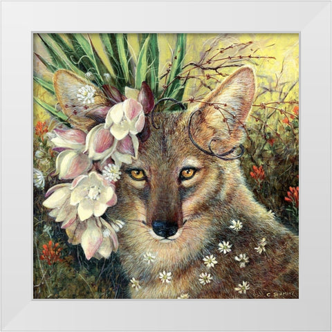 Death Valley Beauty White Modern Wood Framed Art Print by Schmitz, Carolyn