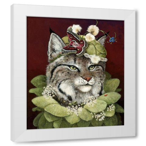 Forest Ruff White Modern Wood Framed Art Print by Schmitz, Carolyn