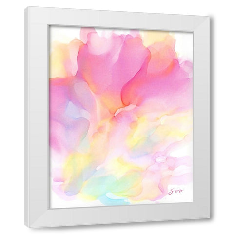 Fairytale White Modern Wood Framed Art Print by SoosooStudios