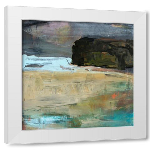 Looking Out White Modern Wood Framed Art Print by Schuerbeke, Deanna