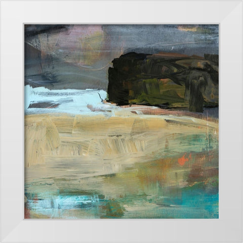Looking Out White Modern Wood Framed Art Print by Schuerbeke, Deanna