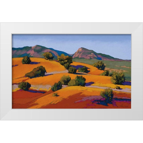 Juniper Hills White Modern Wood Framed Art Print by Silverwood, Mary