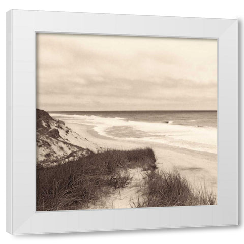 Wellfleet Dune White Modern Wood Framed Art Print by Triebert, Christine
