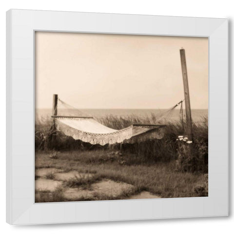 Hammock White Modern Wood Framed Art Print by Triebert, Christine