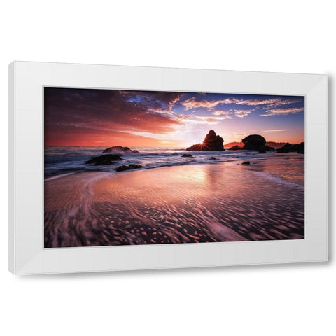 Star Struck White Modern Wood Framed Art Print by Toby Harriman Visuals
