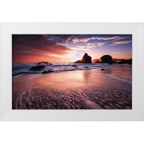 Star Struck White Modern Wood Framed Art Print by Toby Harriman Visuals