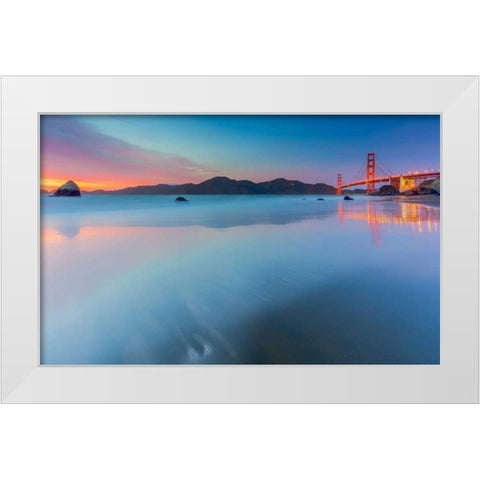 Velvet Icing White Modern Wood Framed Art Print by Toby Harriman Visuals