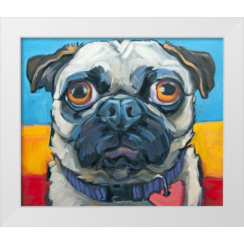 Little Big Heart White Modern Wood Framed Art Print by Townsend, CR