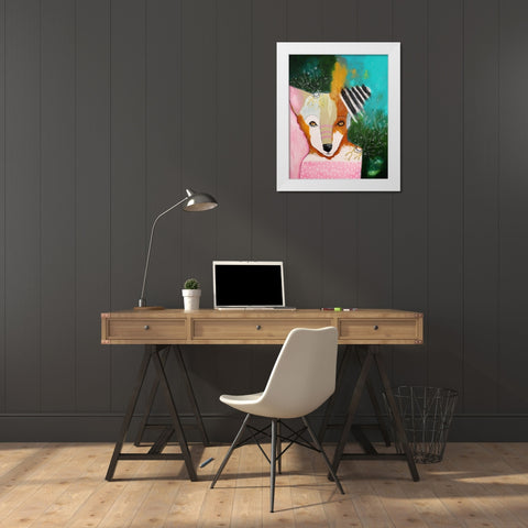 Live to Your Fullest Potential White Modern Wood Framed Art Print by The Secret Hermit