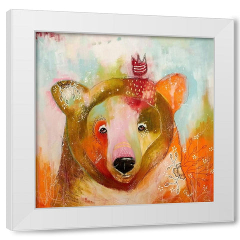 The Journey of Becoming White Modern Wood Framed Art Print by The Secret Hermit