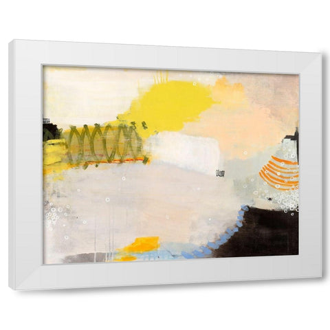 Abnormal Behavior White Modern Wood Framed Art Print by Tover, Jeffrey