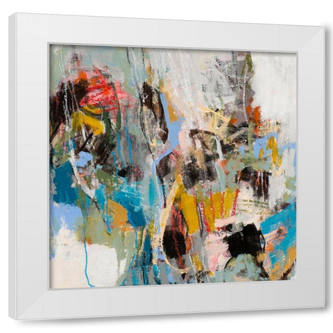 Adelaide White Modern Wood Framed Art Print by Tover, Jeffrey