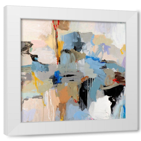 Santa Fe White Modern Wood Framed Art Print by Tover, Jeffrey