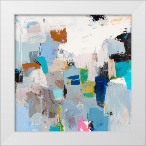 Tampa Bay White Modern Wood Framed Art Print by Tover, Jeffrey