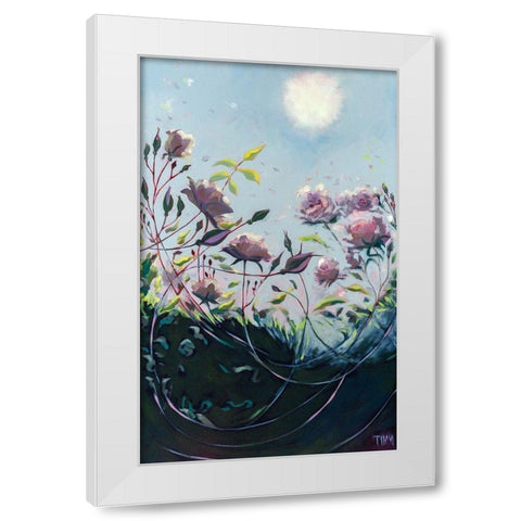Deep Communication White Modern Wood Framed Art Print by Timmerman, Lisa