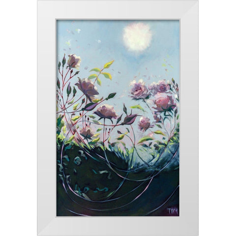 Deep Communication White Modern Wood Framed Art Print by Timmerman, Lisa