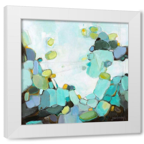 Freshwater White Modern Wood Framed Art Print by Van Landuyt, Jamie