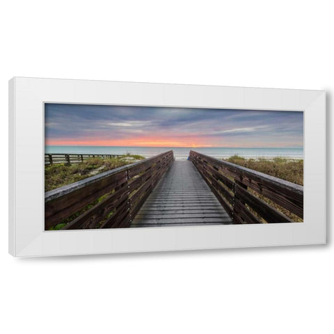 At DayÃ¢â‚¬â„¢s End White Modern Wood Framed Art Print by Vernon, Andrew