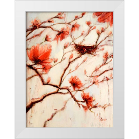 Flush With Possibilities White Modern Wood Framed Art Print by Van Hart, Holly