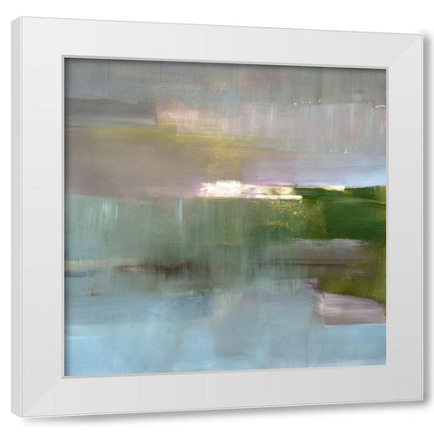 Spatial Composition 07.10.2019 White Modern Wood Framed Art Print by Villafane, Stephane