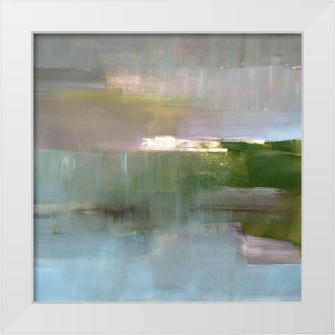 Spatial Composition 07.10.2019 White Modern Wood Framed Art Print by Villafane, Stephane