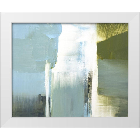 Spatial Composition 13.10.2017 White Modern Wood Framed Art Print by Villafane, Stephane