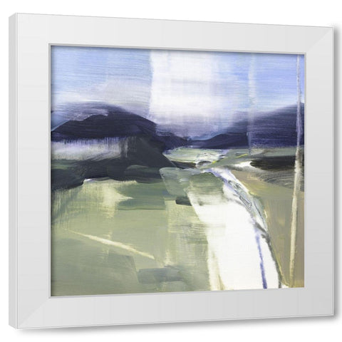 Spatial Composition 18.09.2017 White Modern Wood Framed Art Print by Villafane, Stephane