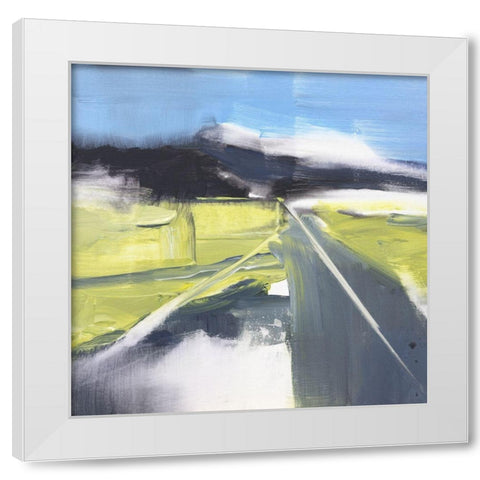 Spatial Composition 19.09.2017 White Modern Wood Framed Art Print by Villafane, Stephane