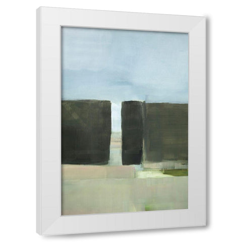 Spatial Composition 20.10.2019 White Modern Wood Framed Art Print by Villafane, Stephane