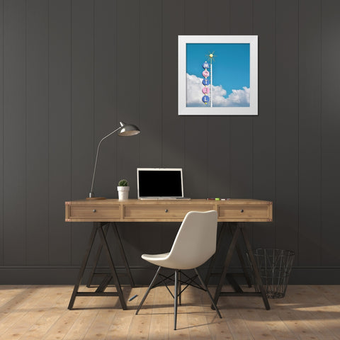 Premiere Motel White Modern Wood Framed Art Print by Vargas, Carlos