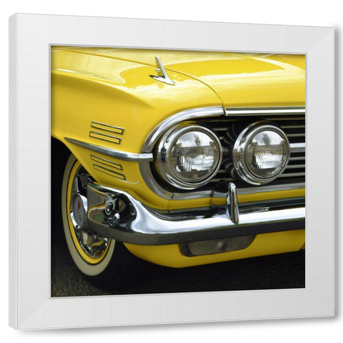 Sunburst El Camino White Modern Wood Framed Art Print by Vargas, Carlos