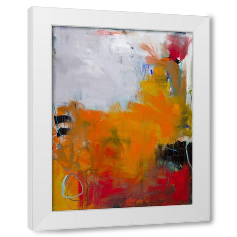 Seer White Modern Wood Framed Art Print by Wakefield, Martha