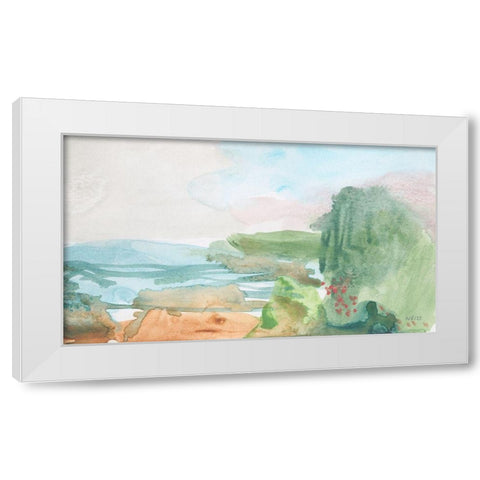 Dreamed of Joy Departed White Modern Wood Framed Art Print by Weiss, Jan
