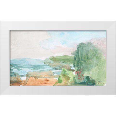 Dreamed of Joy Departed White Modern Wood Framed Art Print by Weiss, Jan